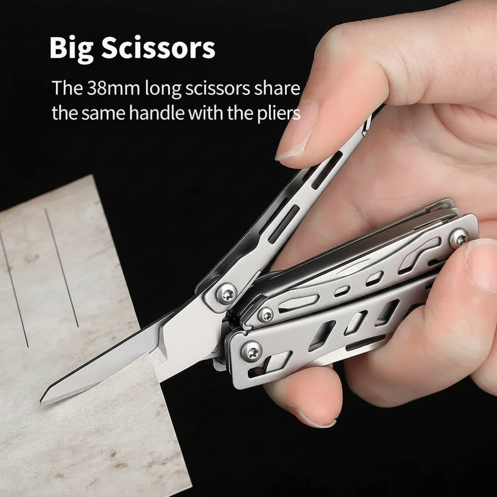 OutSide™ NexTool 10-in-1 Mini Multi-Tool Folding EDC Hand Tool with Pliers, Knife, and Screwdriver for Outdoor Adventures