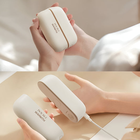 Stay Warm and Charged: 2-in-1 Rechargeable Hand Warmers with Power Bank – Portable Electric Pocket Heaters for Winter Adventures in the US and Canada