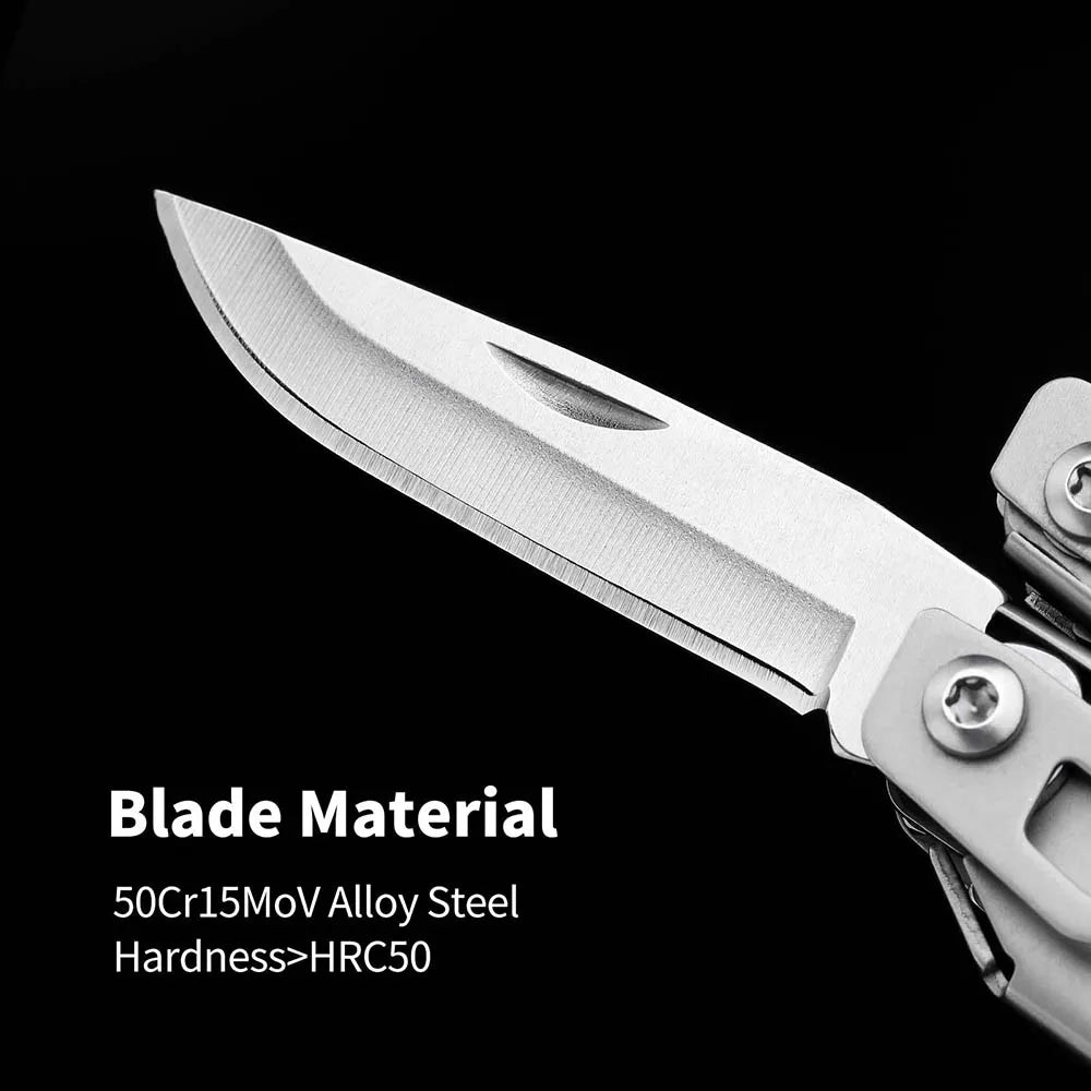 OutSide™ NexTool 10-in-1 Mini Multi-Tool Folding EDC Hand Tool with Pliers, Knife, and Screwdriver for Outdoor Adventures